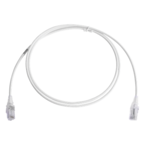 Patch Cord Modular Cat6 UTP / 28AWG / CM/LS0H / 1.52 m (5 Pies) / Diámetro 4.0 mm / Blanco