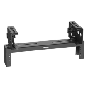 Rack de Distribución Aéreo / 2 UR / Carga 27 kg (60 lb) / Rieles Roscados #12-24 / Profundidad 83 mm (3.3 in) / Montaje Universal