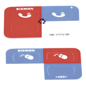 Icono de identificación para jacks / Color rojo / Bolsa con 100 piezas / Compatible Z-MAX / PoE++ 802.3bt / HDBaseT