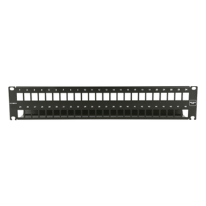 Patch Panel UTP / 48 Puertos Vacíos / 2U Rack 19" / 10G / Compatible Z-MAX y UltraMAX / Cat 5e/6/6a