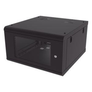 Gabinete de Pared / 6U / 19 in / 635 mm (2.08 ft) Profundidad / Cristal Templado / Acero Calibre 18 / 100 kg Carga