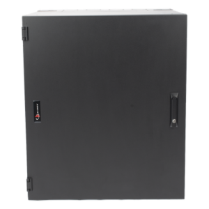 Gabinete de Montaje en Pared / 18U / 737 mm (29 in) Ancho / 762 mm (30 in) Profundidad / Puerta Sólida Frontal / Paneles Laterales Ventilados / IP20 / NEMA Type 1