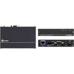 Receptor HDBaseT | 4K60 4:2:0 | HDMI 2.0 HDCP 2.2 | RS-232 Bidireccional | IR Bidireccional | Extensión 40 m (130 ft) 4K | 70 m (230 ft) Full HD | I-EDIDPro™ | Gabinete DigiTOOLS®