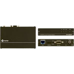 Transmisor HDMI 4K60 4:2:0 HDCP 2.2 | RS-232 e IR sobre HDBaseT de Largo Alcance | Hasta 40 m (130 ft) a 4K | Hasta 70 m (230 ft) a 1080p | Compacto DigiTOOLS® | Aluminio