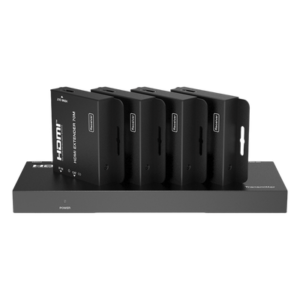 Splitter HDMI 1x4 / 4K@30Hz 4:4:4 / 1080p@60Hz / Extensión 40 m (131.2 ft) Cat6 / PoC / HDCP 1.4