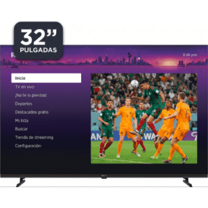 Smart TV QLED / 32 Pulgadas / HD 1366x768 / Wi-Fi / 3 HDMI / VESA 100x100 mm