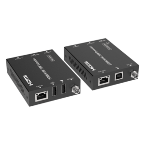 Extensor HDMI con KVM / 4K2K@60Hz / 4:4:4 / 18 Gbps / 70 m (229.7 ft) / HDR / PoC Bidireccional / USB 1.1 / Audio 3.5mm