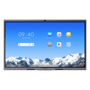 Pantalla Interactiva Touch / 86" 4K UHD / Android 16 Certificado EDLA / 50 Puntos Táctiles / Cámara Web 8 MP / Audio 70 W / NFC
