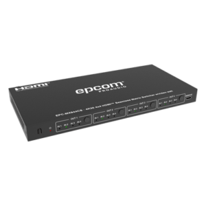 Matriz HDMI / 4x4 / 4K@30Hz / 10.2 Gbps / Escalador Integrado / Video Wall / Control RS-232 e IR