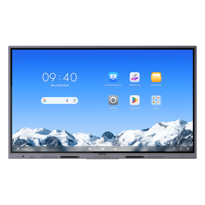 Pantalla Interactiva Touch / 75 Pulgadas / 4K UHD / 50 Puntos Multi-Touch / Android 14 Certificado EDLA / 128 GB Almacenamiento / Bocinas 55 W / Laminado Cero 3.2 mm