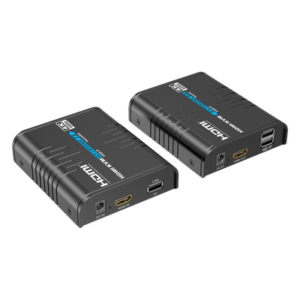 Extensor KVM HDMI / 4K 60 Hz / 120 m (393.7 ft) con CAT6 / 18 Gbps / HDCP 2.2 / Latencia 120-170 ms / IPColor Stream / Matriz 256x256