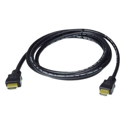 Cable HDMI / True 4K 4096x2160 @60Hz / Ethernet integrado / 2 m (6.6 ft) / 30 AWG / Conectores dorados