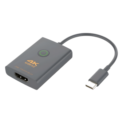 Adaptador USB-C a HDMI / 4K Ultra HD 60 Hz / 4:4:4 / 18 Gbps / HDMI 2.0b / DP 1.2a / Silenciamiento de Video / Protección ESD ±8 kV / Audio 7.1 Canales