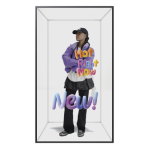 Pantalla Spatial Signage / 85" / 4K UHD 2160x3840 / 3D Virtual sin Gafas / 500 nits / 24/7 / Wi-Fi Bluetooth