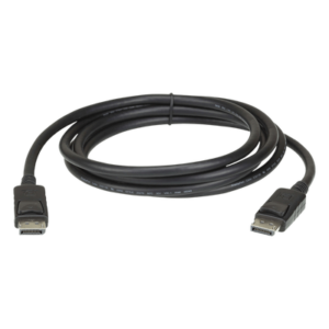 Cable DisplayPort / 2 m (6.6 ft) / 32.4 Gbps / 8K HDR Dinámico / 32 Canales de Audio / Pestañas de Seguridad