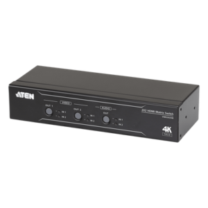 Conmutador matricial HDMI / 2x2 / 4K@60Hz / 18 Gbps / HDCP 2.2 / 16.4 ft