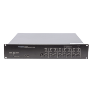 Controlador de Extensión de Evacuación por Voz / 8 Zonas / 500W / 19 Unidades en Cascada / 6 Entradas de Audio / Monitoreo Automático de Bocinas