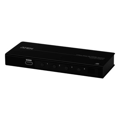 Conmutador HDMI / 4K real 4096x2160@60Hz / 18 Gbps / 4:4:4 / 12-bit Deep Color / 4 puertos / HDMI 2.0 HDCP 2.2