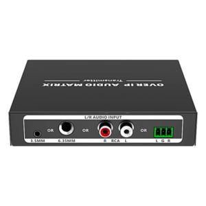 Extensor de Audio sobre IP / PCM 2.0 / Alcance 120 m (393.7 ft) / Matriz Flexible 1:1 1:N N:N / Múltiples Interfaces Analógicas / Protección ESD Nivel 2