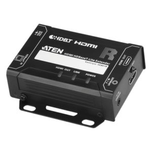 Receptor HDMI HDBaseT-Lite / 4K@40m Cat 5e/6 (131 pies) / 4K@70m Cat 6a (230 pies) / 1080p@70m Cat 6a (230 pies) / HDBaseT Clase B