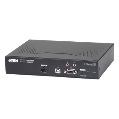 Extensor KVM sobre IP / 4K UHD 60Hz / HDMI 2.0 / USB 2.0 / Fibra Óptica / 22.75x17.16x5.48 cm