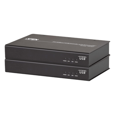 Extensor KVM / DVI y USB 2.0 / 100 m (328.1 ft) / HDBaseT / 1920x1200 @ 60 Hz / Cat 5e/6