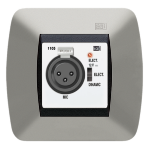 Base de Entrada Microfónica XLR Preamplificada / Compresor de Voz Integrado / Compatible con Micrófonos Dinámicos y Electret / Alimentación 15 VCC / Salida +3 VAC