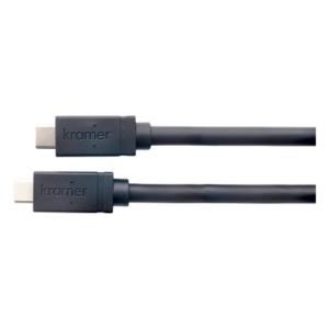 Cable USB-C Activo / USB 3.2 Gen-2 10 Gbps / 100W PD / Video 4K@60 / Ethernet 1 Gbps / K-Lock / 4.60 m (15.1 ft)