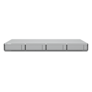 NVR Rack 1U / 4 Bahías Hot-Swap / 10G SFP+ y 2.5GbE / 30 Cámaras 4K / Edge-AI / HDMI Viewport