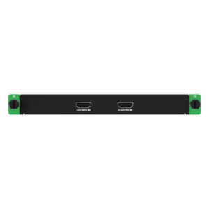 Tarjeta de Entrada HDMI / 2 Canales / 4K60 (4096×2160) / HDMI 2.0 / HDR10 y HLG / HDCP 2.3 / Frame Rate 24-120 Hz