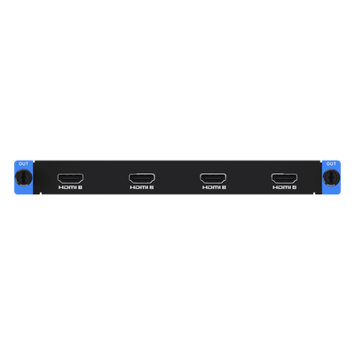 Tarjeta de Salida HDMI / 4 Puertos / 4K por Puerto / HDMI 1.4 / 16 Capas Video Wall / Audio 48 kHz