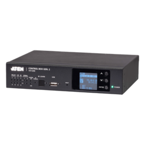 Sistema de Control Compacto / CPU Cuatro Núcleos / 1 GB RAM / LAN Dual Aislada / Resolución 1920x1200 / 10 Usuarios Simultáneos / 1U