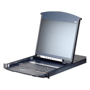 Consola KVM over IP / 16 Puertos / Pantalla LCD 19" / Dual Rail / Dual NIC / Cat5e/6 / Acceso Remoto