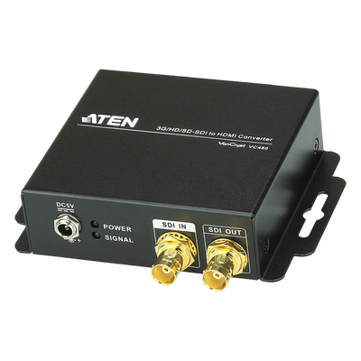 Conversor de video / 3G-SDI a HDMI / Full HD 1080p / Audio XLR balanceado / 1920x1200 @ 60Hz / 1.97 pies