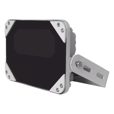 Iluminador IR / 90° Cobertura / 45 m (147.6 ft) / 850 nm / IP66 / Montaje en Pared