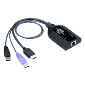 Módulo Adaptador KVM / USB-HDMI / Resolución 1920x1200 / Virtual Media / Smart Card / Audio De-Embedder / Compensación Automática de Señal