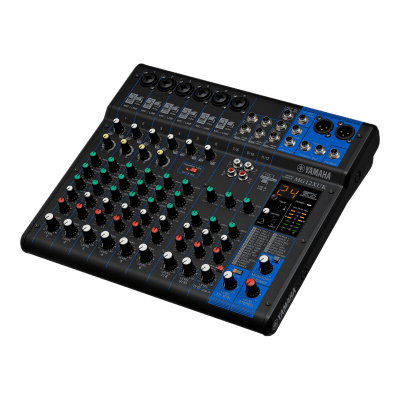 Mezcladora de Audio Analógica / 12 Canales / 6 Entradas Micrófono-Línea / 2 Entradas Estéreo / Efectos Integrados / USB / Phantom +48V