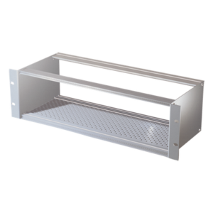 Chasis bastidor / 3UA / Rack 19" / Acero inoxidable y aluminio / 420 x 132 x 163 mm / 84 UP