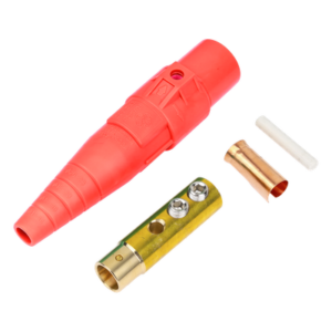 Conector Camlock / 400 A / Hembra / 600 V AC / 4/0 AWG / 50-95 mm² / Rojo