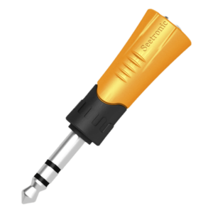 Adaptador de Audio Estéreo / 1/4" (6.35 mm) a Jack 3.5 mm / Carcasa Plástica Resistente