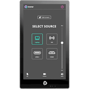 Panel Táctil 5.5" IPS | Resolución 720x1280 | Multi-Touch | Android 11 | PoE 802.3af | Wi-Fi 6 | Altavoz y Micrófono Integrados | Montaje en Pared | Kramer