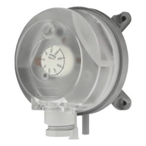 Interruptor de Presión Diferencial Ajustable / Rango 0.08 a 20 inH₂O (20 a 5000 Pa) / Contacto SPDT 1.5 A / IP54 / 1,000,000 Operaciones