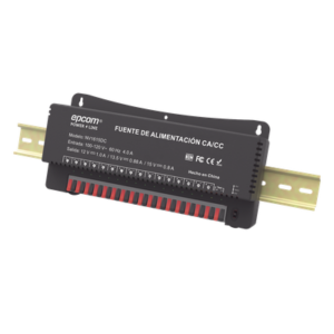 Fuente de Poder para 16 Cámaras / Salida Ajustable 12/13.5/15 Vcc / 16 A / 200 W / Montaje en Pared / Operación -20°C a 70°C