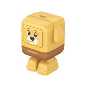 Cargador UNO Animal Puppy 30W GaN / Diseño Canino / USB-C / Compacto 34x34.9x44.4 mm (1.34x1.37x1.75 in) / Multi-Voltaje 5V-20V / Protección Avanzada