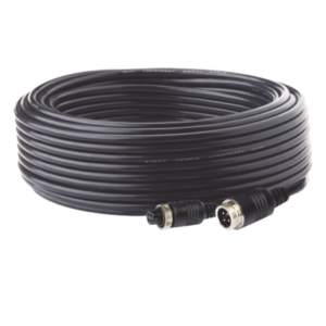 Cable de Extensión para Cámara de Vehículo Industrial / 20 m (65 ft) / 4 Pines / Conexión Roscada / HD en Baja Luz