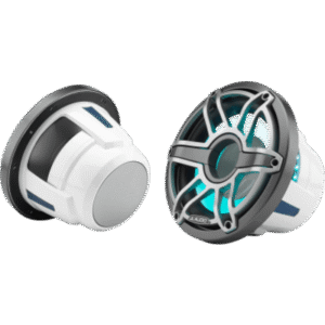 Subwoofer Náutico JL Audio M6 / 10" (25.4 cm) / 250 W RMS / 4 Ohm / LED Transflective™ / Rejilla Deportiva de Titanio / Uso Cerrado / Conectores de Pala