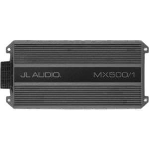 Amplificador Monobloque para Aplicaciones Náuticas y Deportes de Motor / 500 W RMS a 2 Ω / Clase D / IPX7 / Dimensiones 45 mm (1.77 in) x 237 mm (9.33 in) x 115 mm (4.50 in) / Peso 1.44 kg (3.18 lb) / Voltaje 11-15 VDC / Filtro Paso Bajo 24 d
