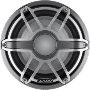 Subwoofer Náutico JL Audio M6 / 8" (20.3 cm) / Cono de Polipropileno Relleno de Mica / Impedancia 4 Ω / Potencia RMS 200 W / Sensibilidad 86.8 dB / Rejilla Deportiva de Titanio / Deflector Infinito o Caja Cerrada / Conexiones de Pala