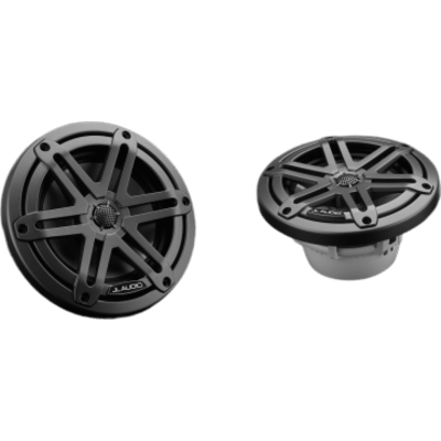 Par de Bocinas Náuticas JL Audio M3 / 6.5" Coaxiales / 60 W RMS / Tweeter Cúpula Seda 19 mm / LED RGB / Rejilla Deportiva Gris / Marino