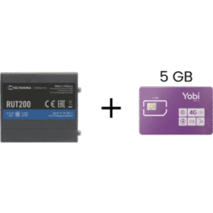 Router Celular Industrial / 4G LTE Cat 4 150 Mbps / Wi-Fi 2.4 GHz / Operación -40°C a 75°C / 2 Puertos Ethernet / Gestión RMS